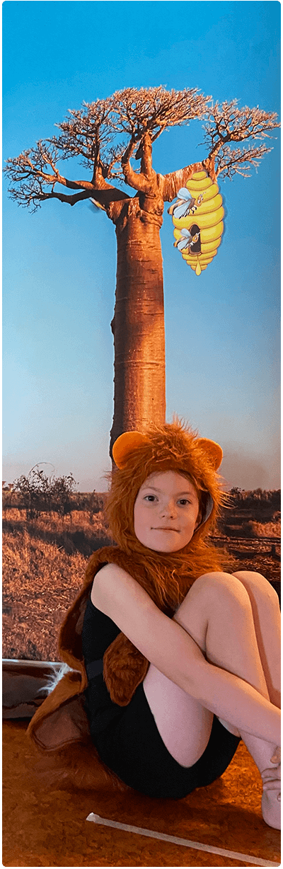Child as a lion